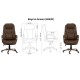 Bürostuhl / Chefsessel / Ergonomischer  Bayron brown (E0420) Bürostuhl / Chefsessel / Ergonomischer  Bayron brown (E0420)