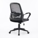Bürostuhl / Ergonomischer Lund black  (E7481)