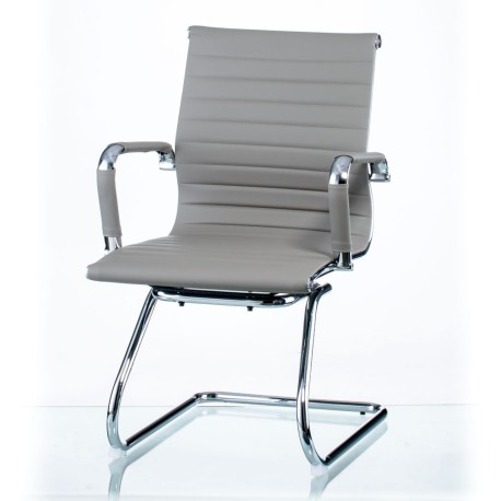 Bürostuhl / Chefsessel / Ergonomischer Solano office artleather grey (E5883)