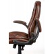 BÜROSTUHL / CHEFSESSEL / ERGONOMISCHER Oskar brown (E5258)